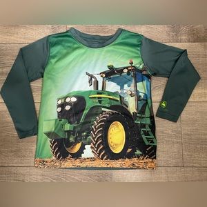 Boys long sleeve John Deere shirt size 7